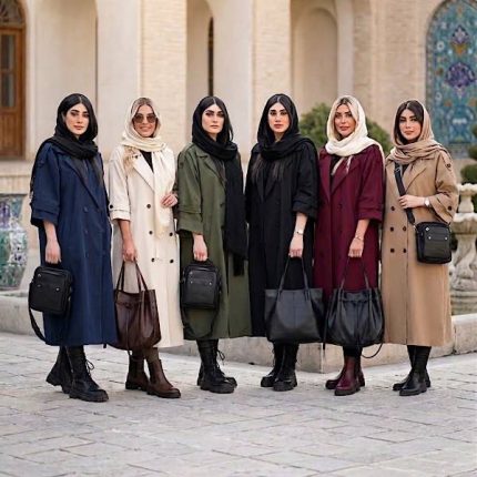 بارانی پاییزه ترنچ کت مدل تیارا